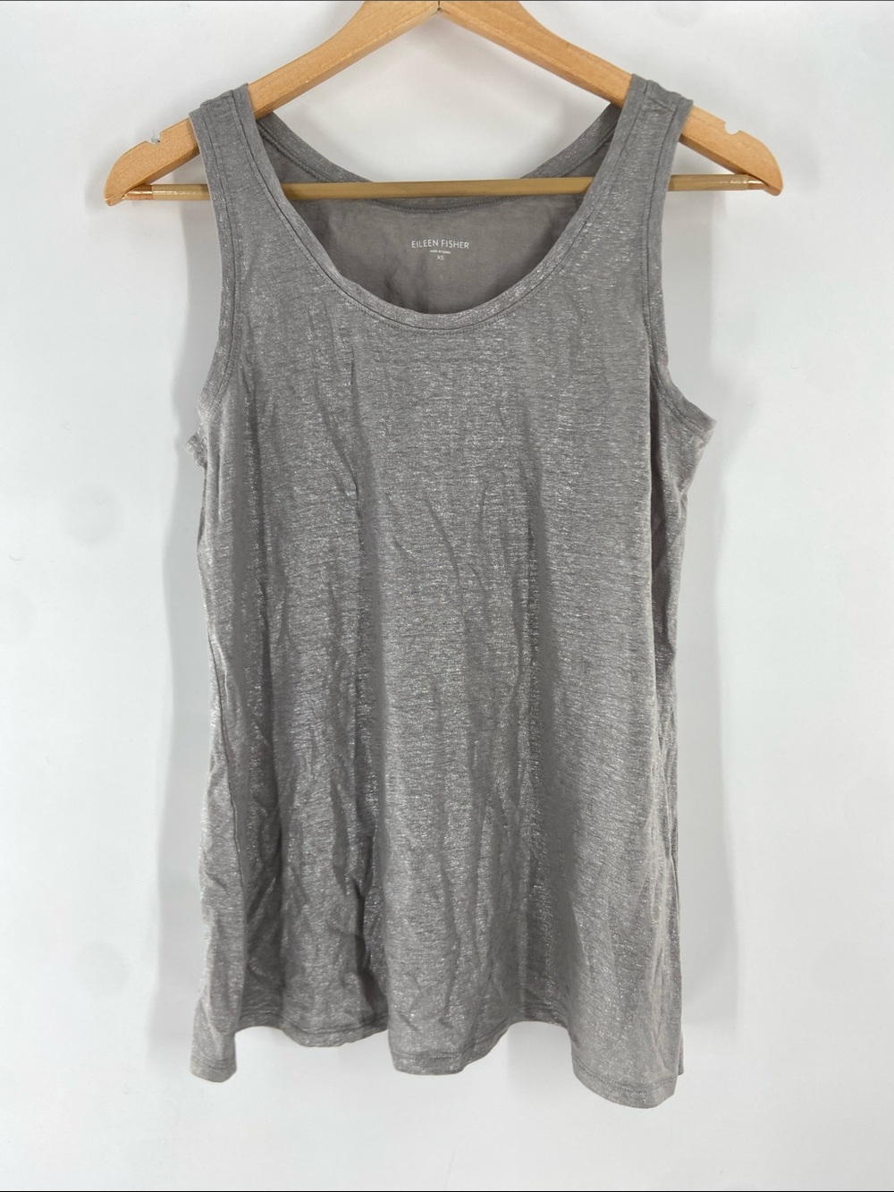 Eileen Fisher Gray Tank Top Size XS Gently Used